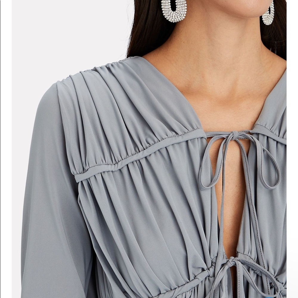 TOVE Lexi Tie-Front Midi Dress (size FR 36/UK 8) - Picture 3 of 7